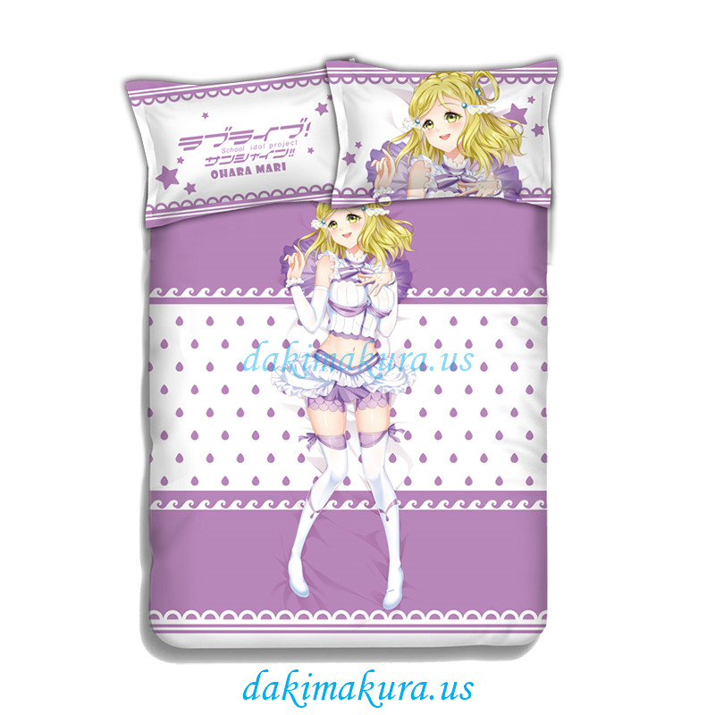 Mari Ohara-LoveLive Sunshine Anime Bed Sheet Duvet Cover with Pillow Covers